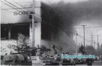 1995年索尼在日本福島的鋰離子電池工廠發生大火
