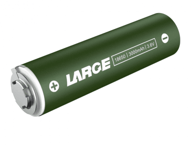 鉅大鋰電 3.6V 2600mAh 18650 手電筒低溫三元鋰電池