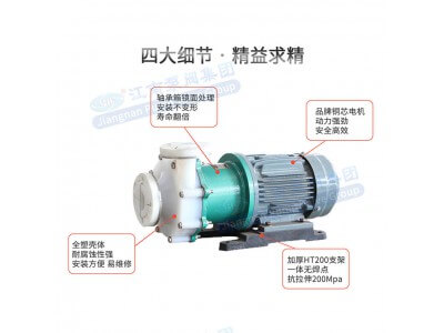 CQB氟塑料微型磁力泵圖2