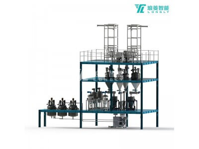 瑯菱智能鋰電池高效勻漿智能產(chǎn)線圖1