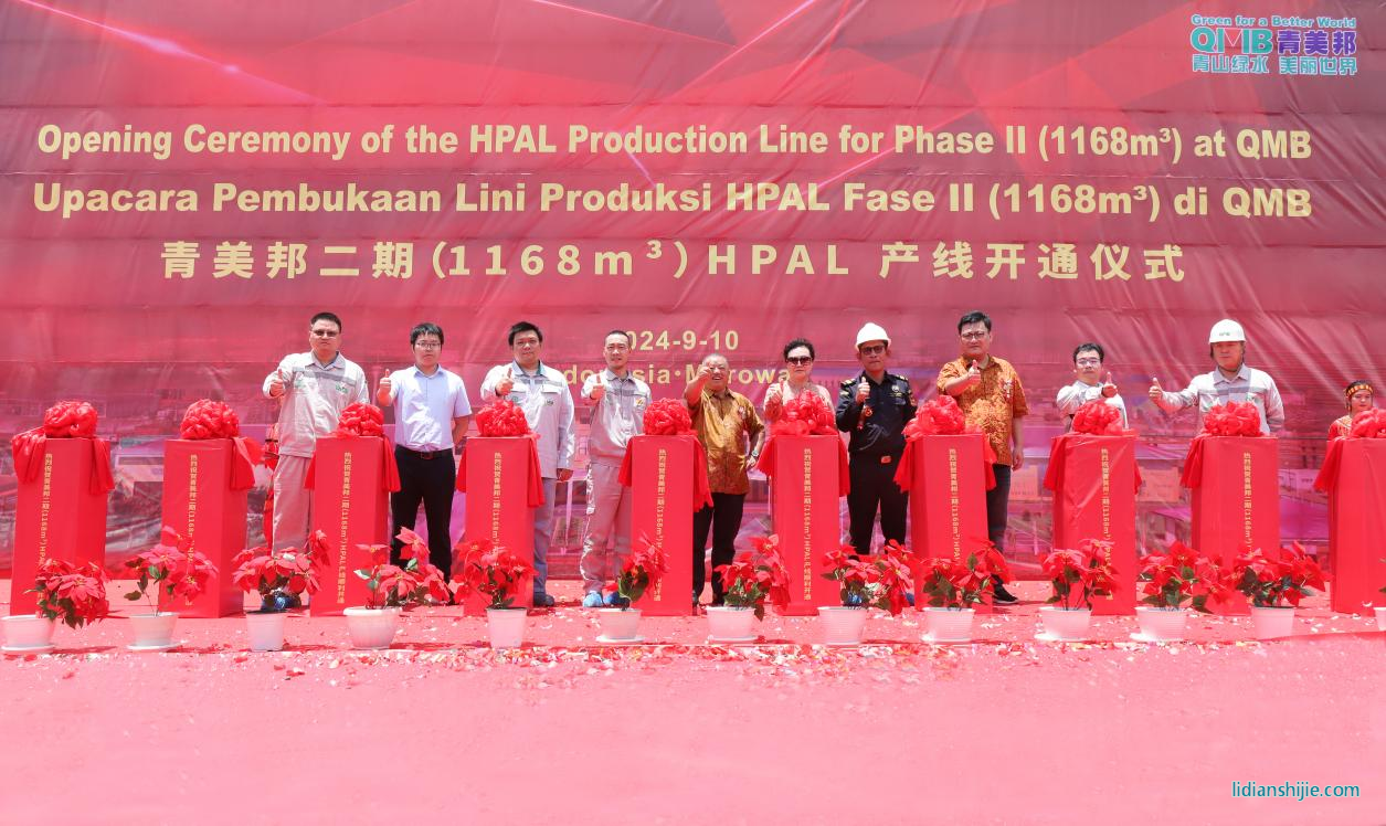 青美邦鎳資源二期濕法冶煉（HPAL）產線開通儀式